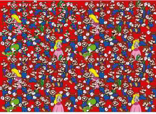 Set lodër Puzzle Ravensburger Super Mario 1000pc Challenge Jigsaw 