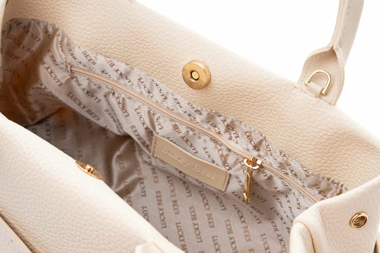 Çantë supi Lucky Bees, Grace Mini, ngjyrë krem