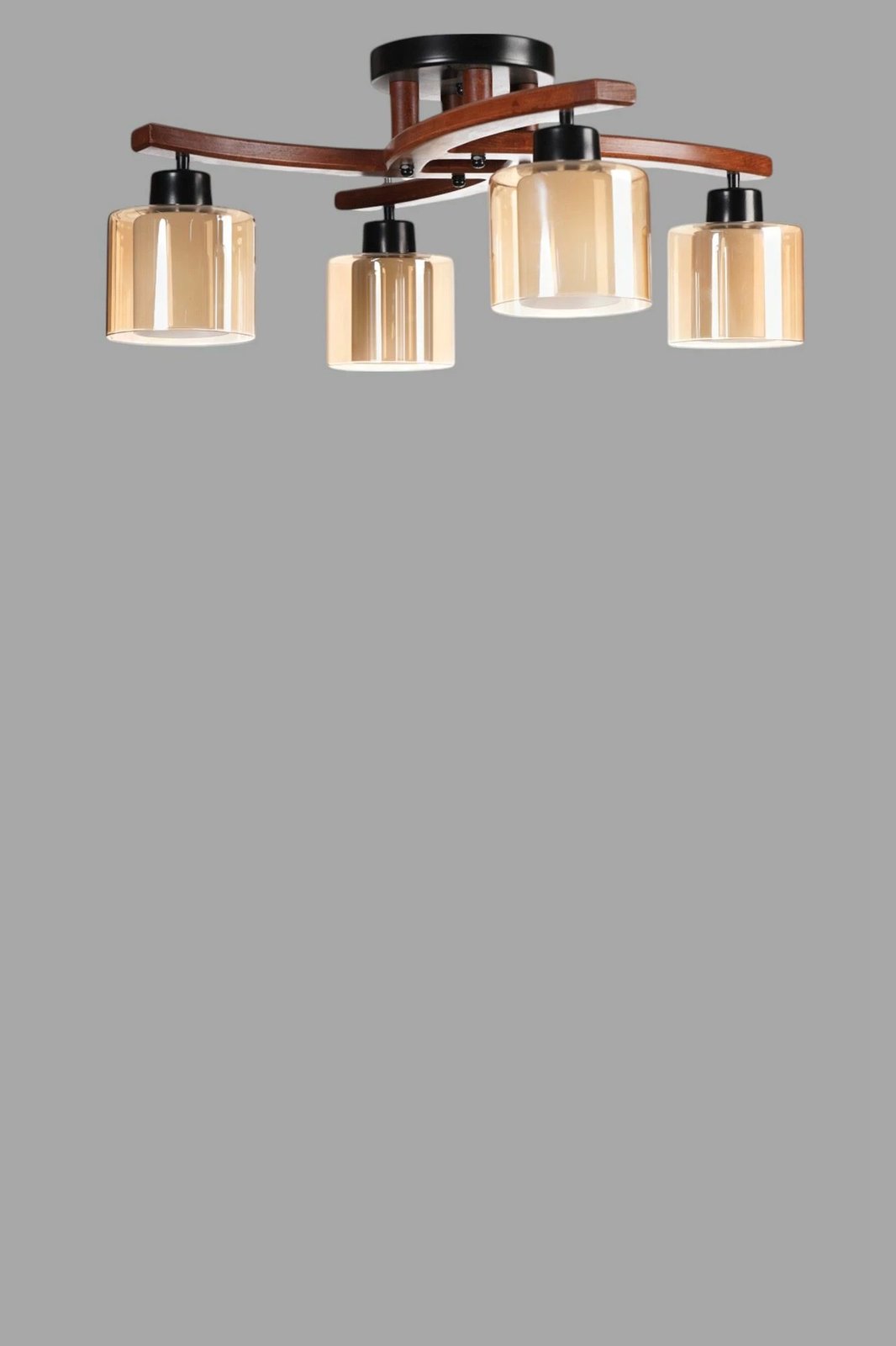 Llambë varëse Opviq, 9002-6, ngjyrë mjaltë, arre, e zezë