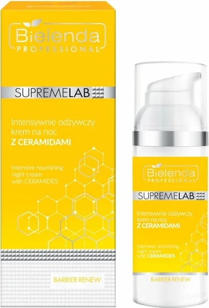 Krem nate ushqyes për femra Bielenda Professional SupremeLab Barrier Renew me ceramide, 50ml