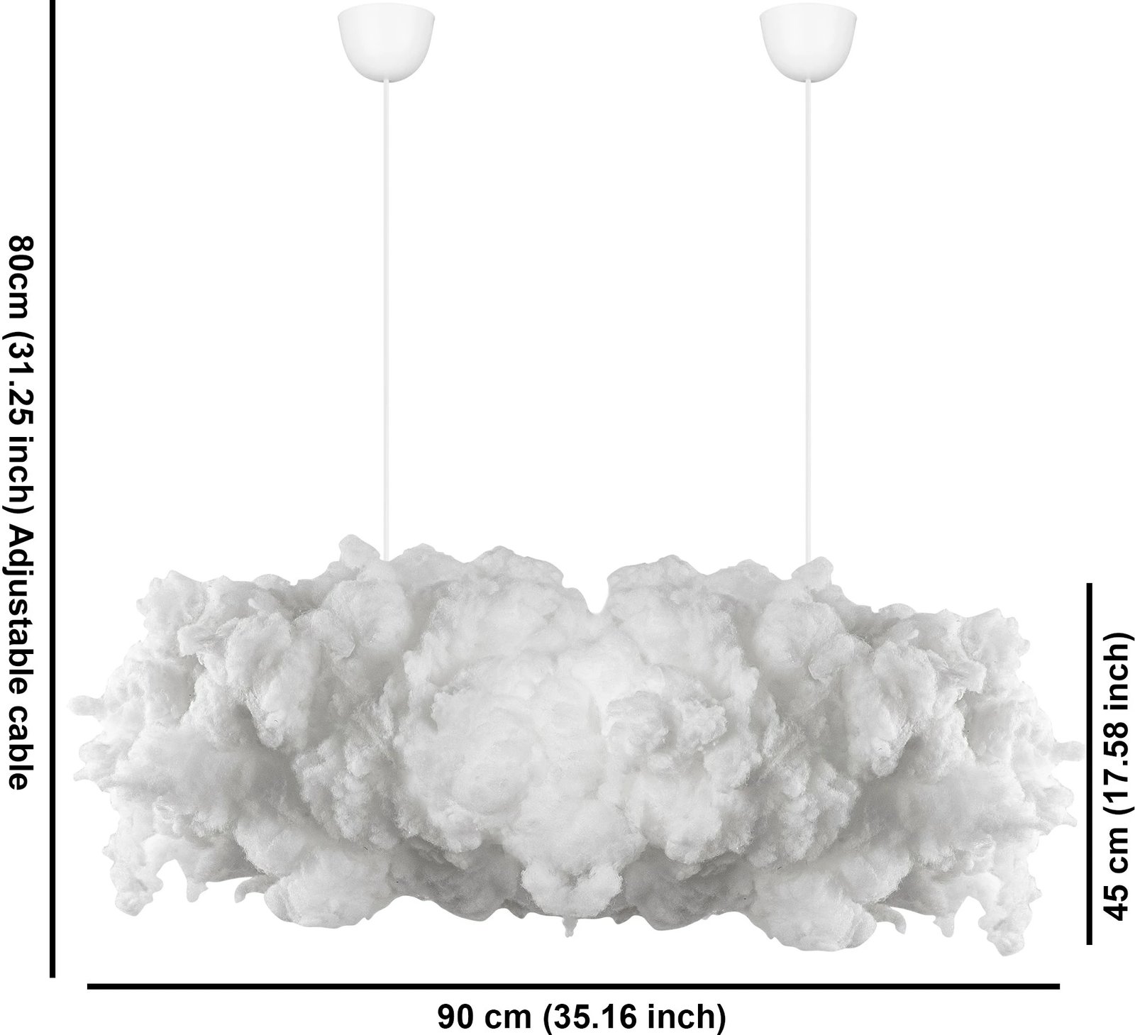 Llambë tavani Opviq, Serene, e bardhë