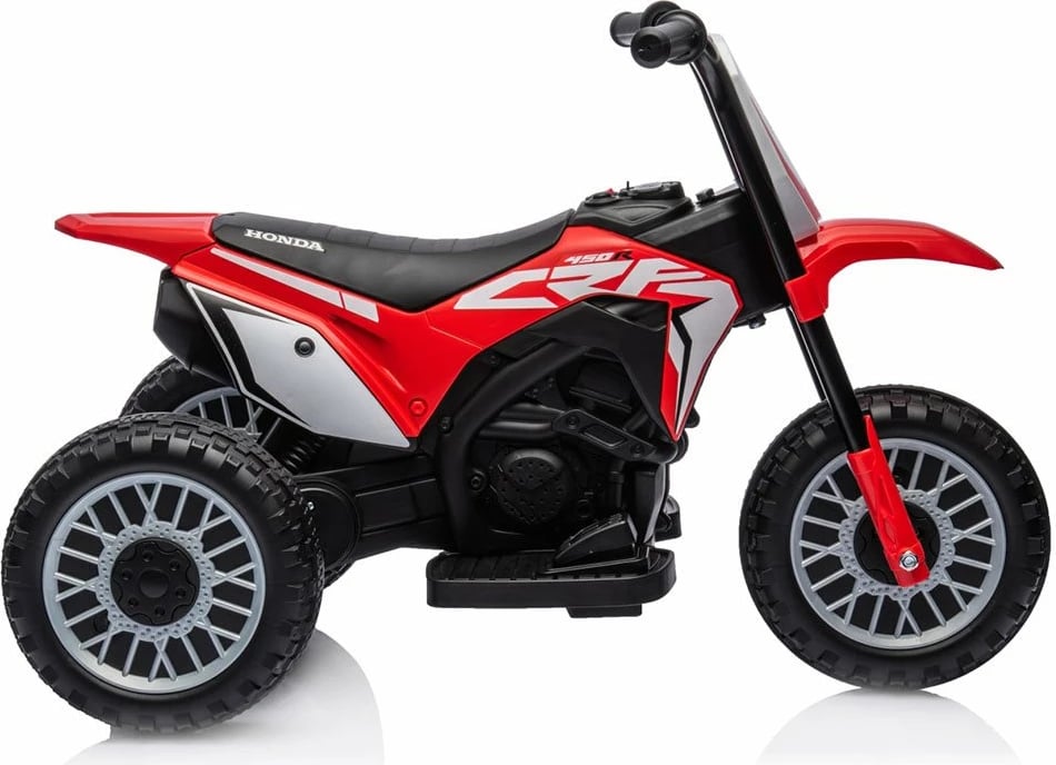 Motoçikletë elektrike lodër, Milly Mally, Honda CRF 450R, 6V 4.5Ah 30W, 2.5-3 km/h, 24M+, e kuqe