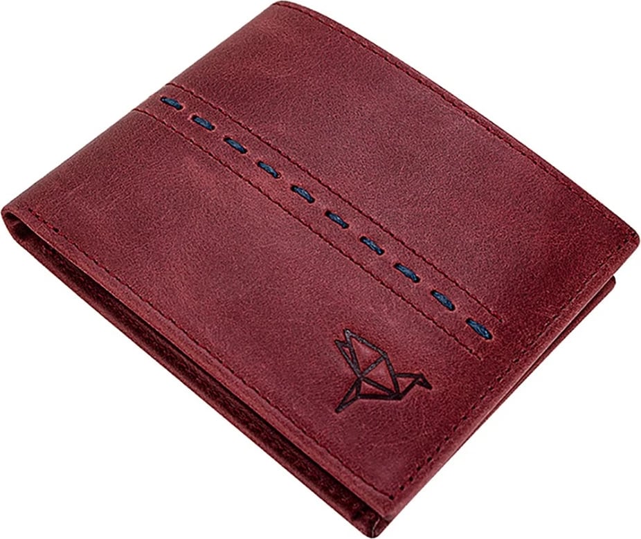 Portofol për burra, Zoozie Bags, Altadena, ngjyrë e kuqe e errët