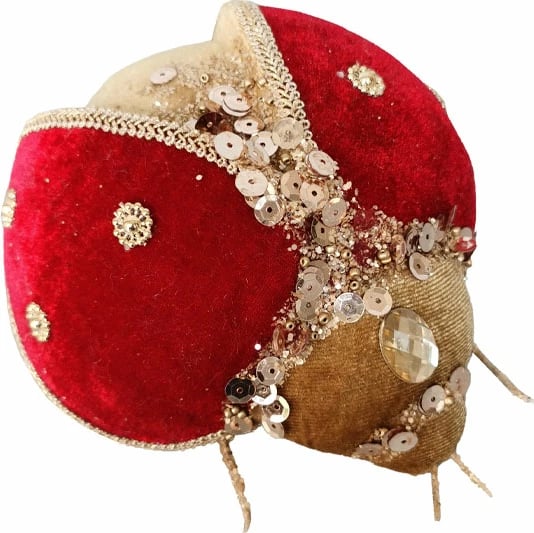 Dekor për Krishtlindje, buburrec ROYAL LOVE BUG L, kadife e kuqe, 16x13x9cm Dekor për Krishtlindje, buburrec ROYAL LOVE BUG L, kadife e kuqe, 16x13x9cm