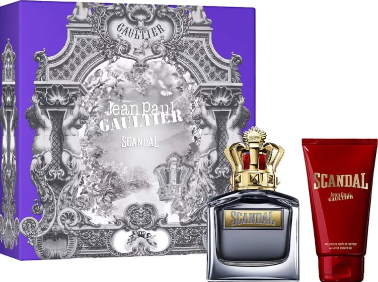 Set Jean Paul Gaultier Scandal Pour Homme Eau De Toilette, 100 ml Shower Gel, 75 ml