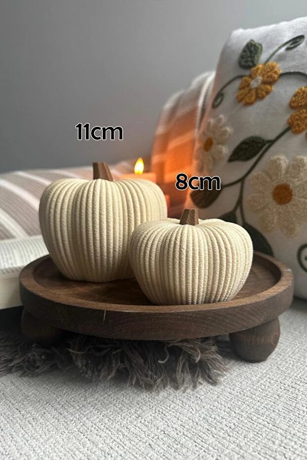 Set dekorativ për stoli (2 copë), ngjyrë krem, Pumpkin 2, Evila Originals