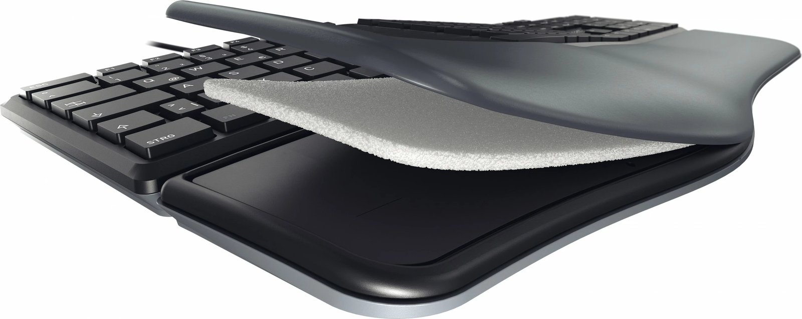 Tastierë ergonomike Cherry KC 4500 ERGO, USB, QWERTY, e zezë