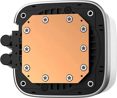 Ftohës uji all-in-one për procesor DEEPCOOL LP240, 2x12 cm, LED, i bardhë