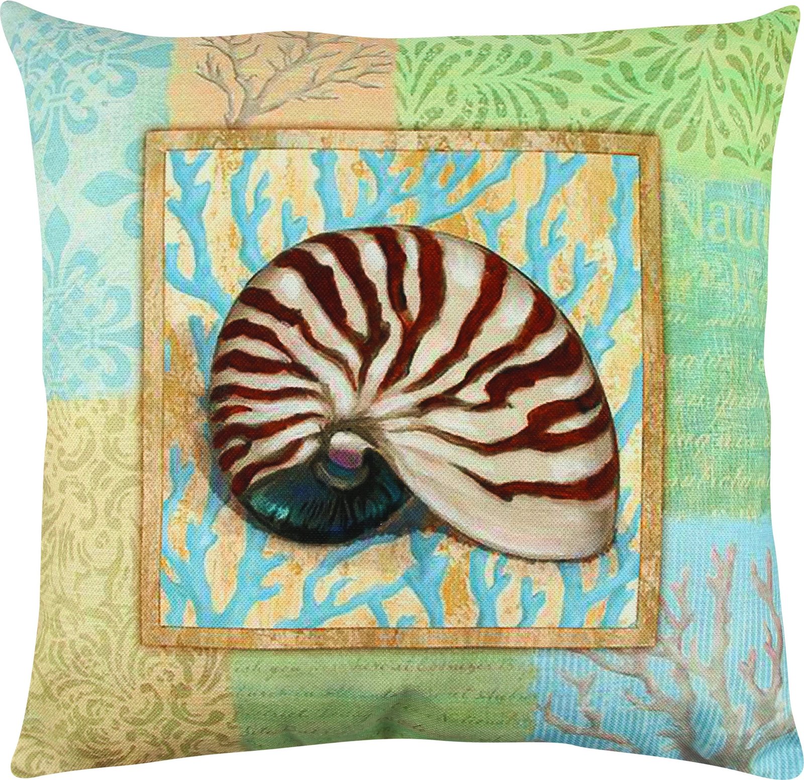 Jastëk dekorativ Aberto Design, A12620, shumëngjyrësh, 43x43cm