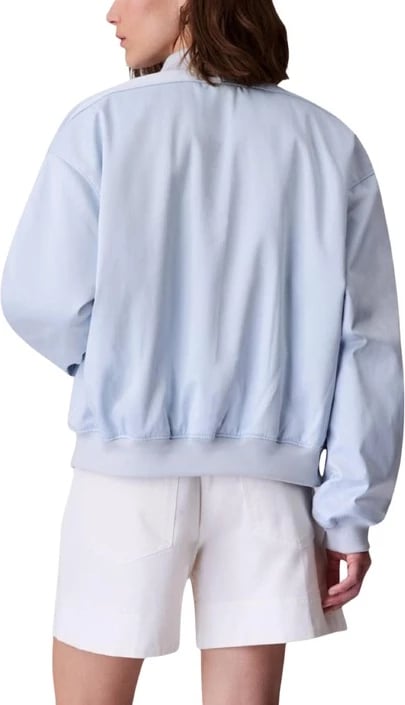 Jakne femra Calvin Klein Jeans, e kaltër e çelët