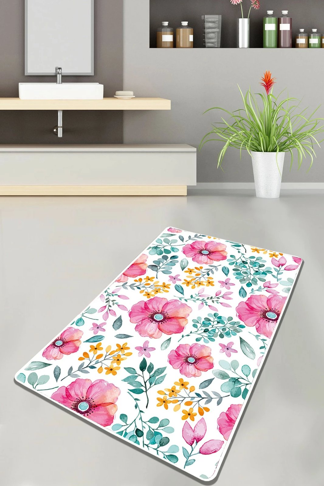 Tapet për banjo Mijölnir, Azalea, 80x100cm