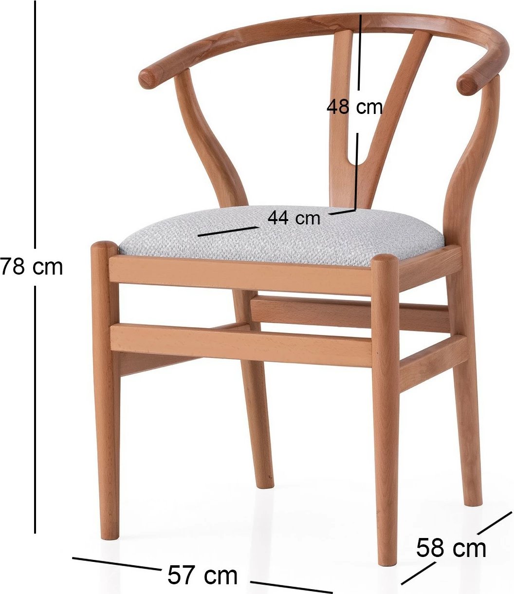 Karrige Skye Decor, ngjyrë lisi dhe krem, 4403