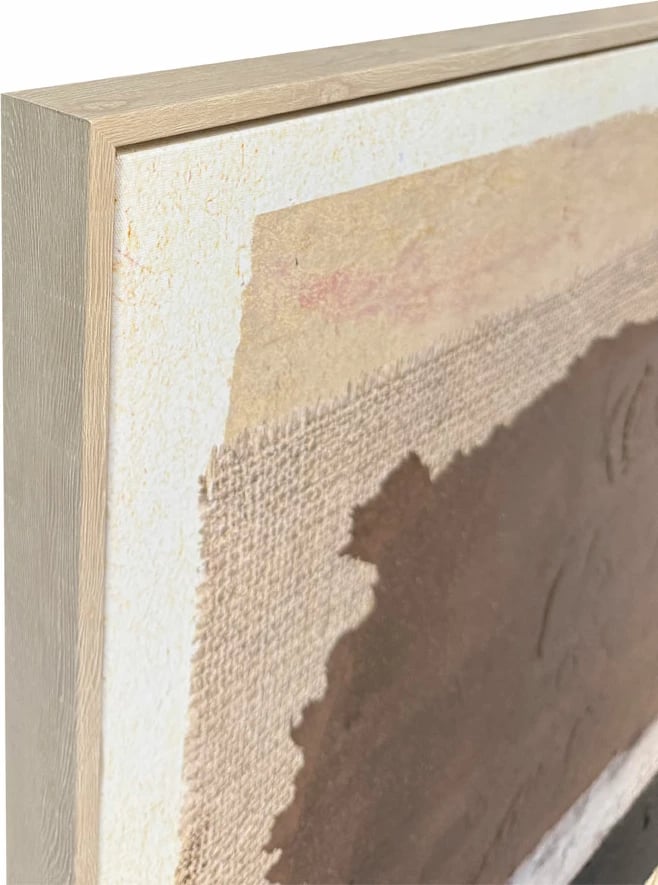 Pikturë dekorative CRADLE me kornizë, kanavacë, bezhë, kafe, e zezë, gri, 82.6x4.3x122.6cm