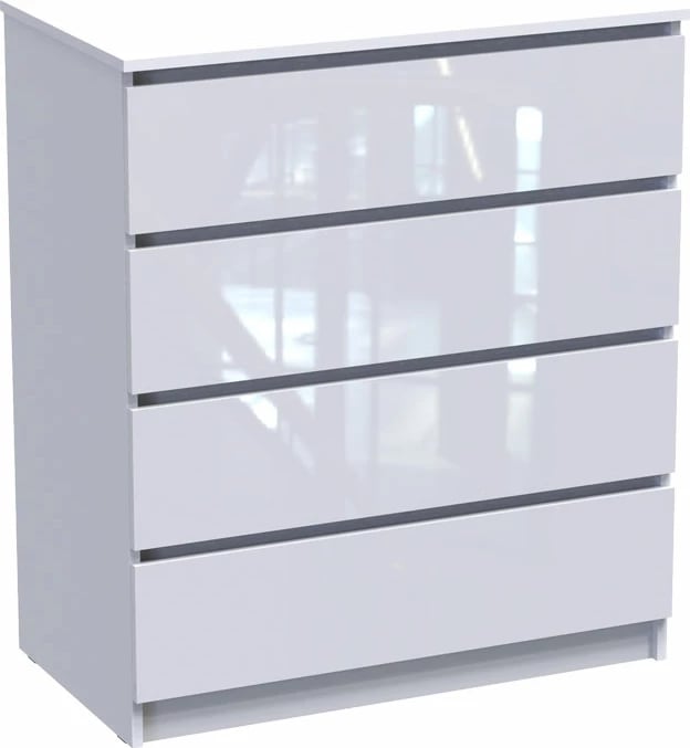 Komodë Dicama mdf ngjyrë e bardhë 85.5x47x98cm