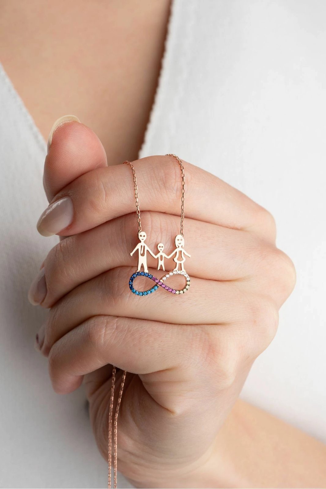 Qafore argjendi, ngjyrë rose, Jumeon, DL6102