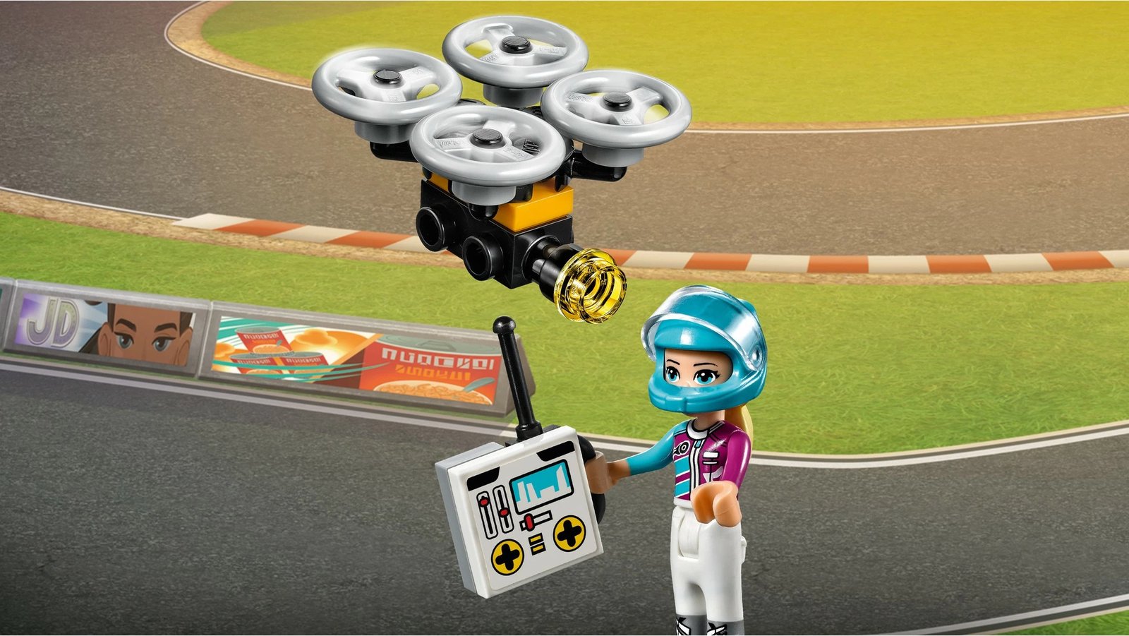Set ndërtimi LEGO Friends The Big Race Day 41352, 648 pjesë Set ndërtimi LEGO Friends The Big Race Day 41352, 648 pjesë