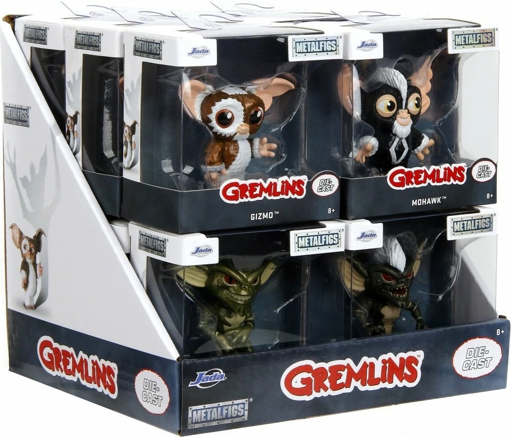 Figurinë metalike Jada Toys Gremlins, 6.5 cm, për koleksionistë, ngjyra të ndryshme