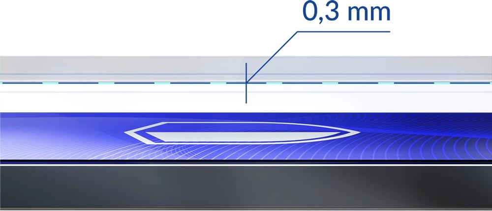 Mbrojtëse ekrani 3mk FlexibleGlass për Samsung Galaxy S23, ultra e hollë, antibakteriale