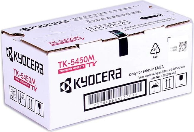 Toner, Kyocera TK-5450M ECOSYS, rendiment 2,400–4,400 faqe, magenta
