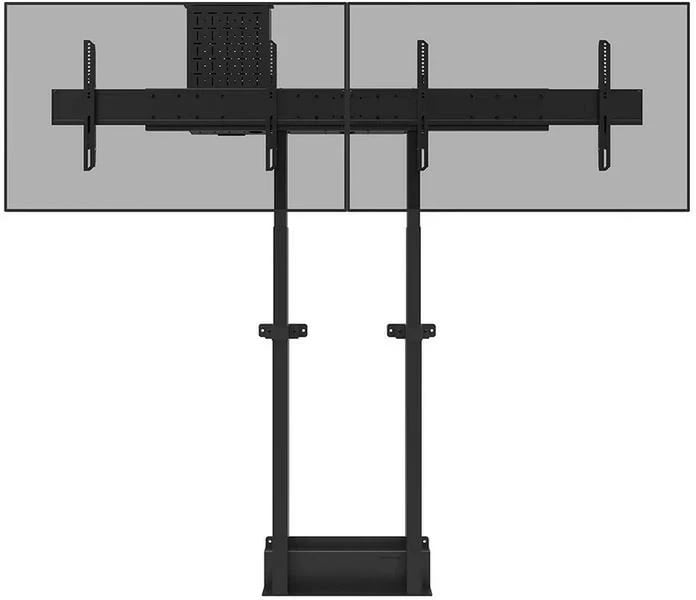 Adapter dy-ekranësh për mbajtëse, Neomounts ADM-875BL2, 42-65 inç, VESA deri 2000x600, deri 50 kg për ekran (100 kg max), për FL55-875BL1/WL55-875BL1, zi