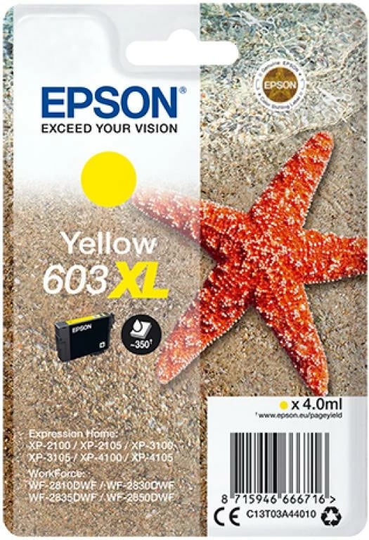 Kartush bojë Epson 603XL (C13T03A44010) 4 ml e verdhë