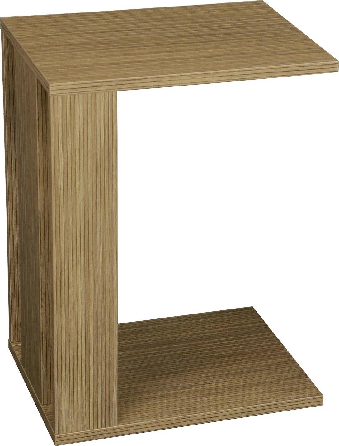 Tavolinë anësore Hanah Home, një copë, bambu, ngjyrë arre