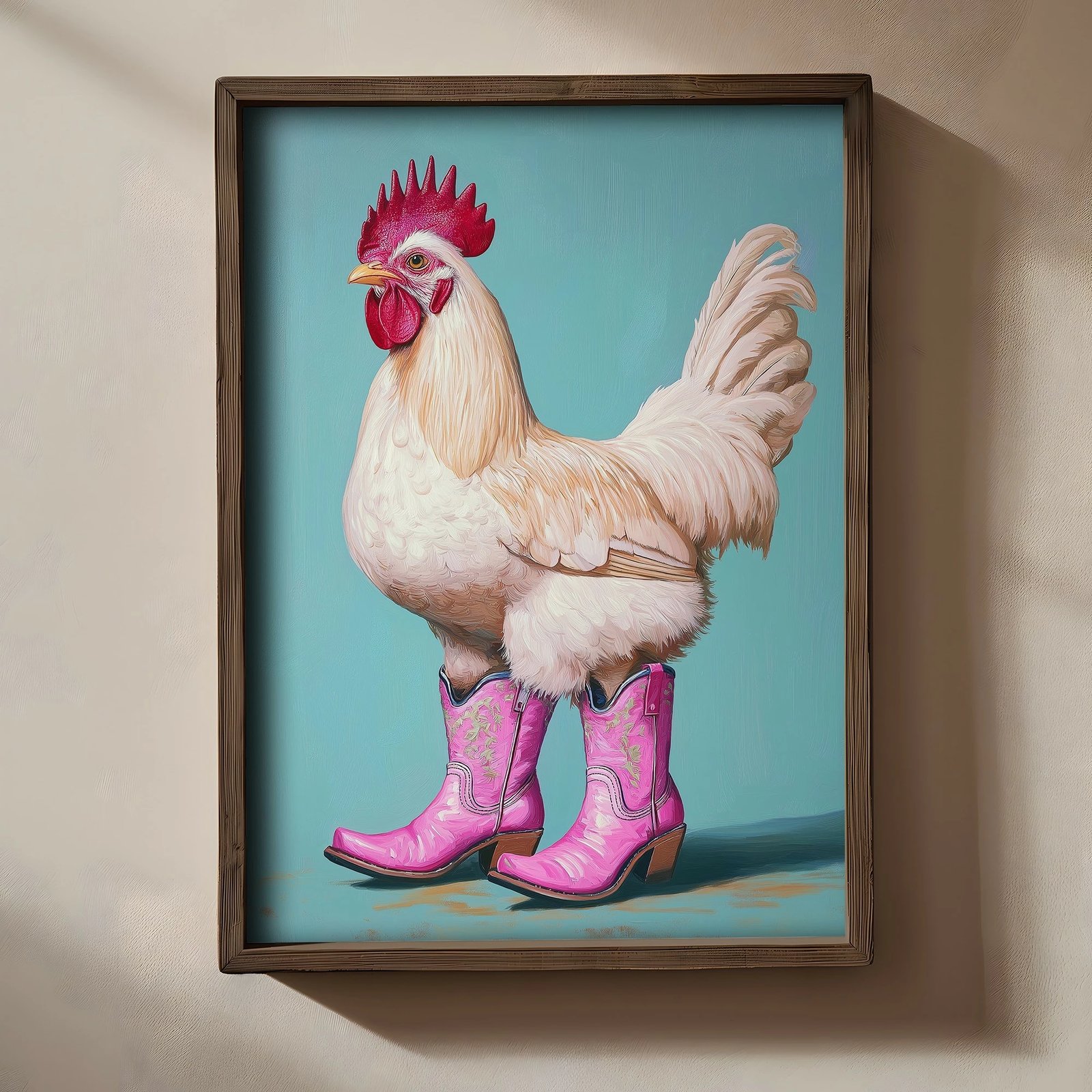 Pikturë dekorative me kornizë MDF, Wallity, TUN025-XL, shumëngjyrëshe, 50x70x3.5cm