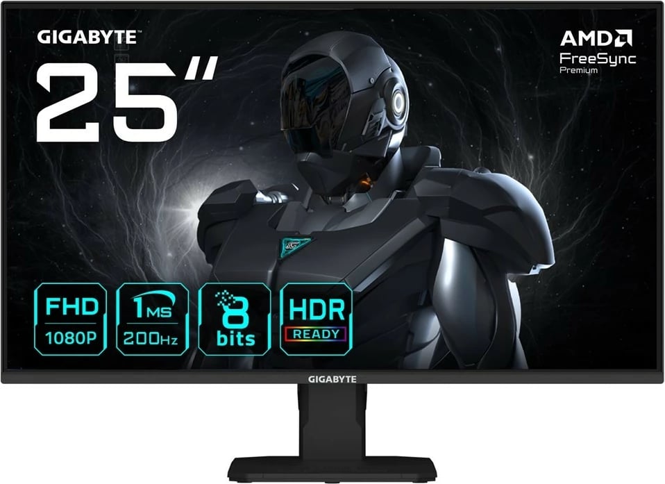 Gaming Monitor GIGABYTE GS25F2, 25", Full HD, 200Hz