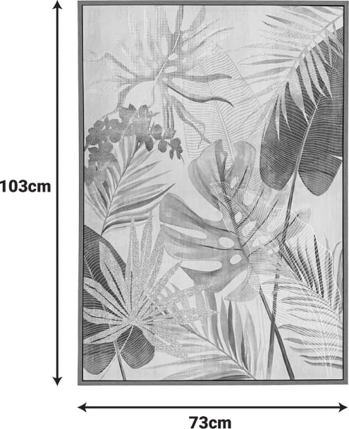 Pikturë Lulle me kornizë, 73x3.4x103cm