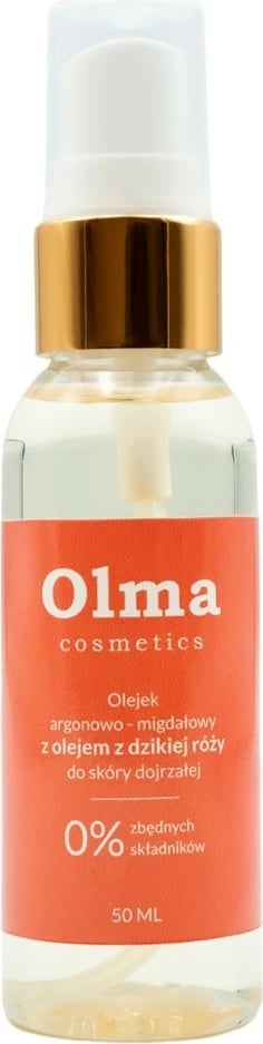 Vaj për fytyrë dhe trup Olma Cosmetics Argan-Almond Oil me vaj trëndafili të egër 50ml