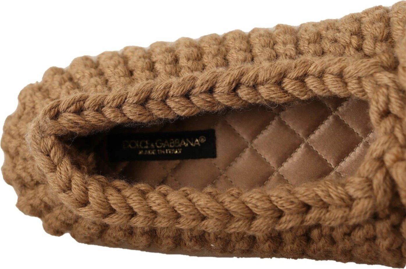 Pantofla për femra Dolce & Gabbana, të kafta 