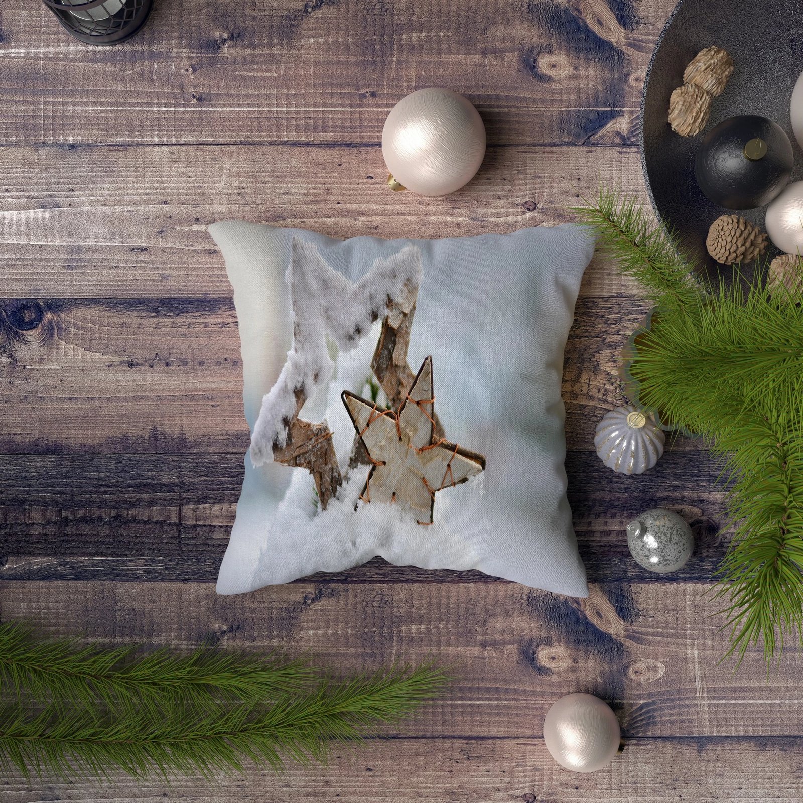 Jastëk dekorativ Aberto Design, NYXMAS030, shumëngjyrësh, 43x43cm