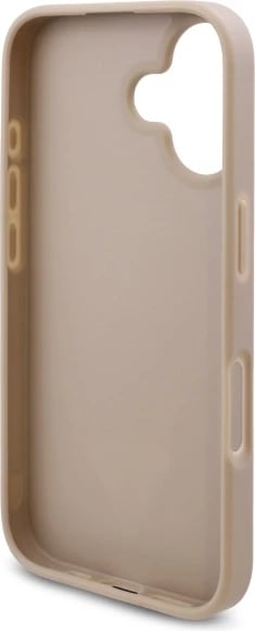 Mbështjellës Guess 4G Triangle për iPhone 16, Bardhë Mbështjellës Guess 4G Triangle për iPhone 16, Bardhë