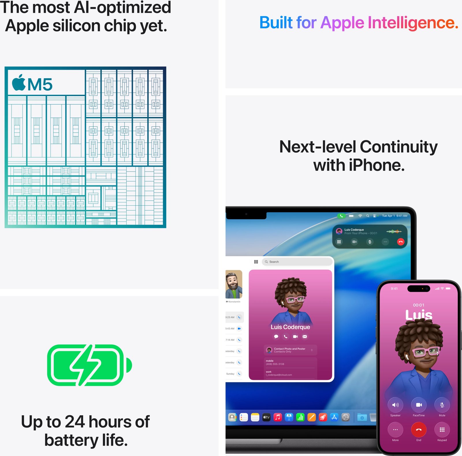 Apple MacBook Pro, 14", M5 10-core, 16GB, 512GB, 10-core GPU, Space Black