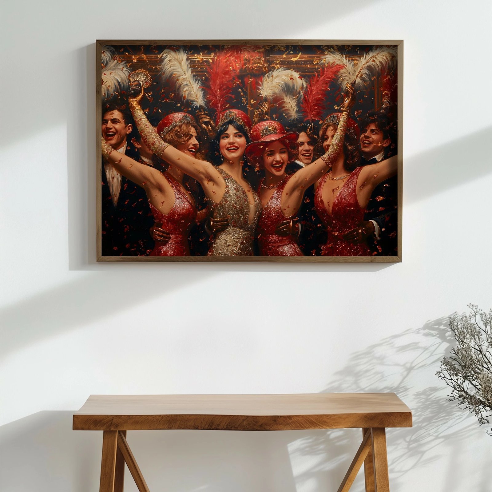 Pikturë dekorative me kornizë MDF, shumëngjyrëshe, Wallity GE134-L, 35x47x3.5cm