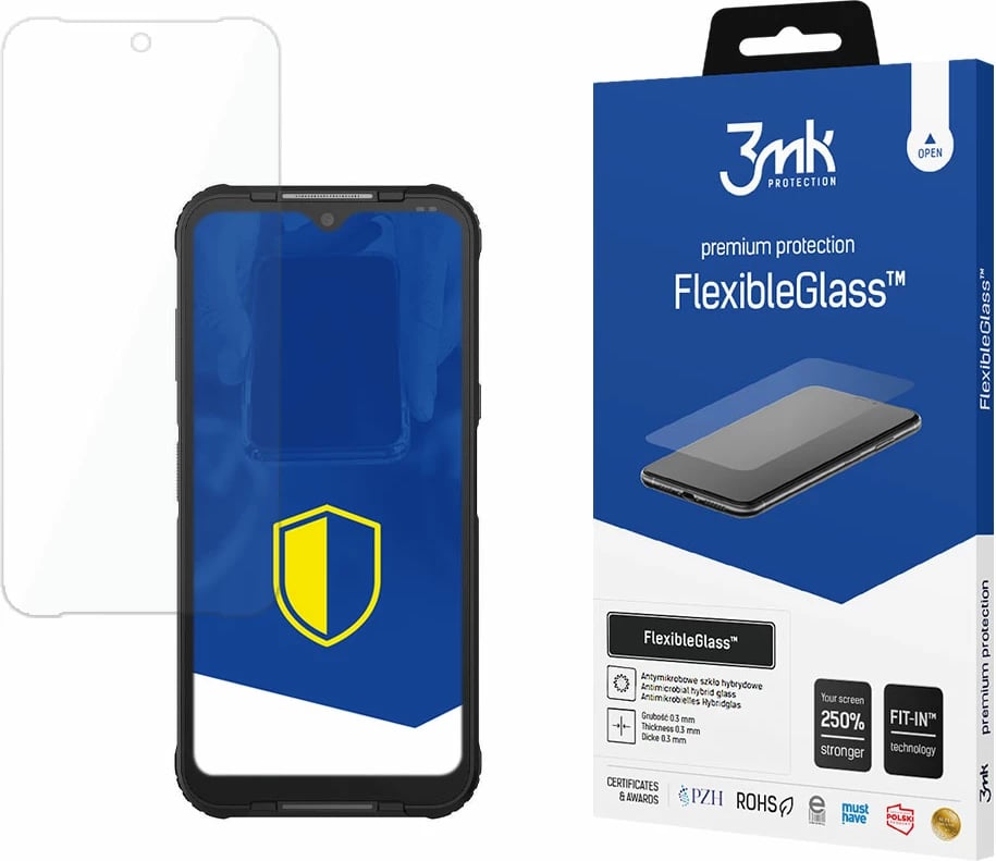 Xham mbrojtës hibrid për ekran, 3mk Protection FlexibleGlass, për Hammer Blade 3