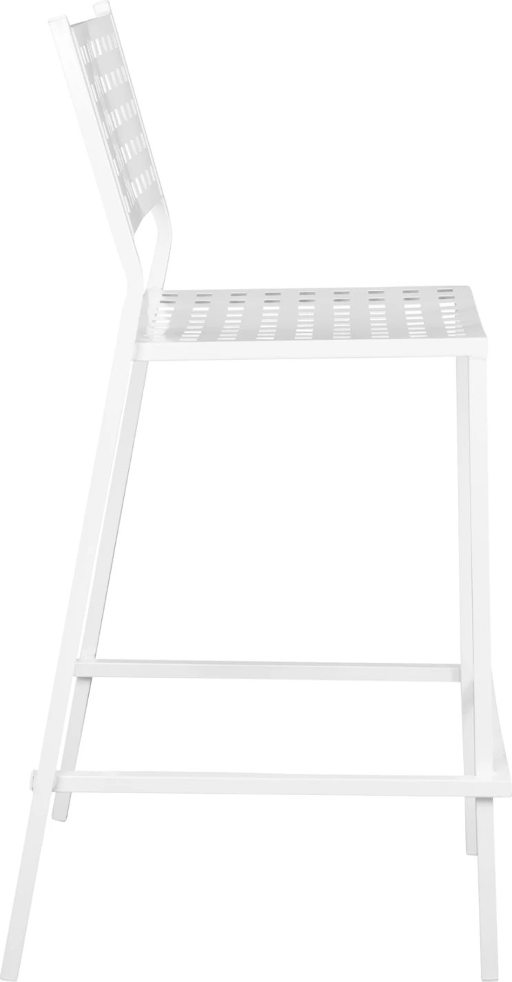 Karrige për bar Olympias Metalike FH5528.02 ngjyrë e bardhë 47x58x111 cm