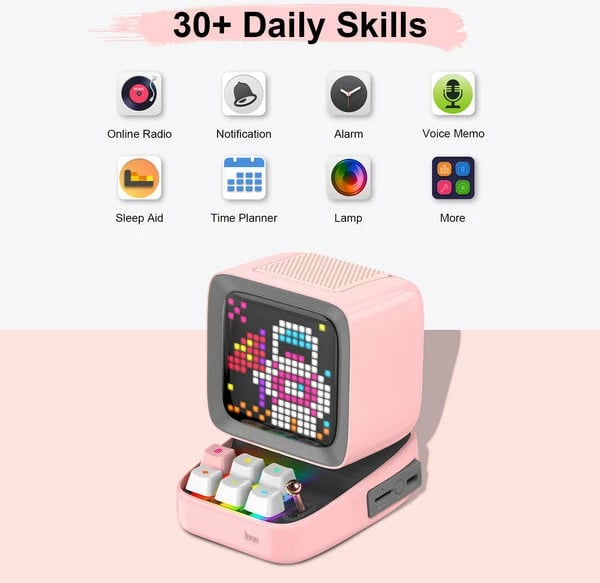 Altoparlant DIVOOM DitooPro (Pembe)