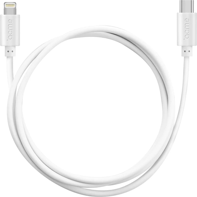 Kabllo Acme USB-C në Lightning, 1m, e zezë, CB1061W