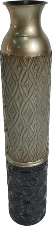 Vazo dekorative Raptonal Inart metalike shumëngjyrëshe D14x75.6cm