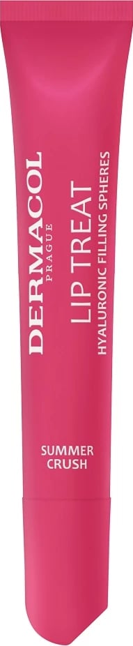 Gloss për buzë Dermacol Lip Treat Moisturizing Lip Gloss 7 Summer Crush për femra, 10ml