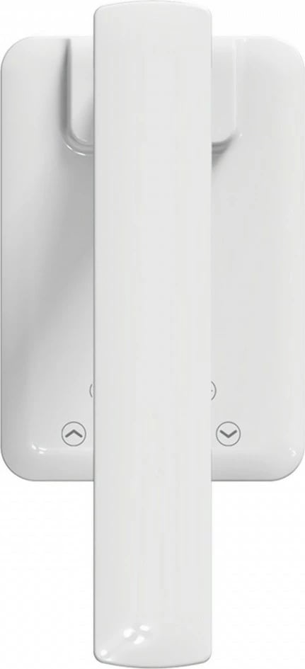 Llambë tavoline Media-Tech MT222 me karikues wireless, LED display, Bardhë