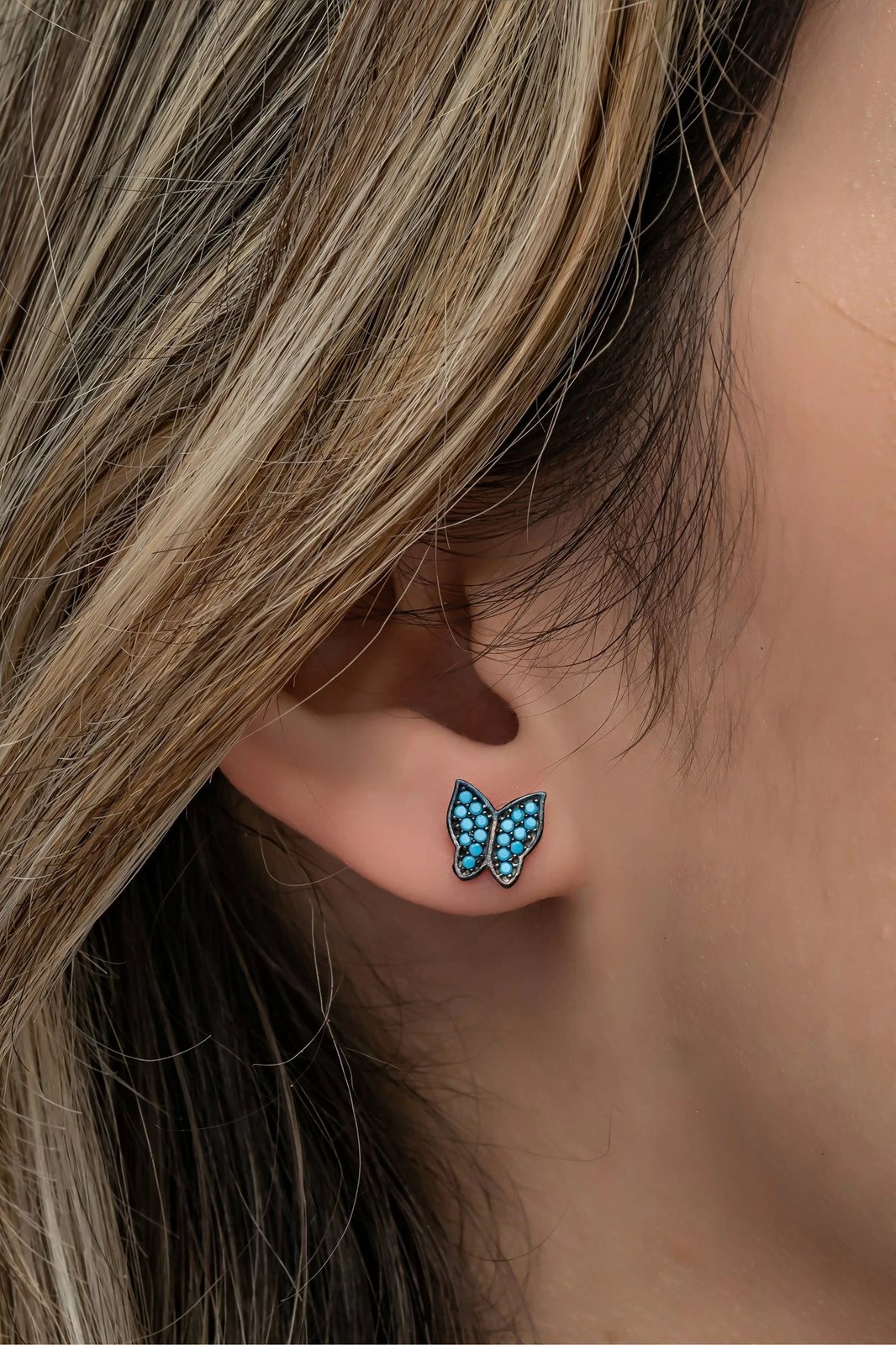 Vathë flutur prej argjendi, ngjyrë argjendi, Jumeon, NRZ998893