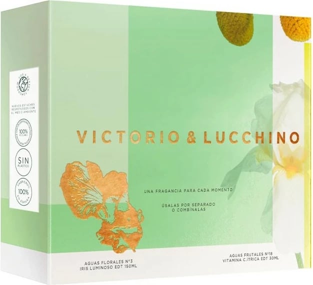 Eau de Toilette unisex Victorio & Lucchino Aguas Florales Nr.3 150ml dhe Aguas Frutales Nr.15 30ml