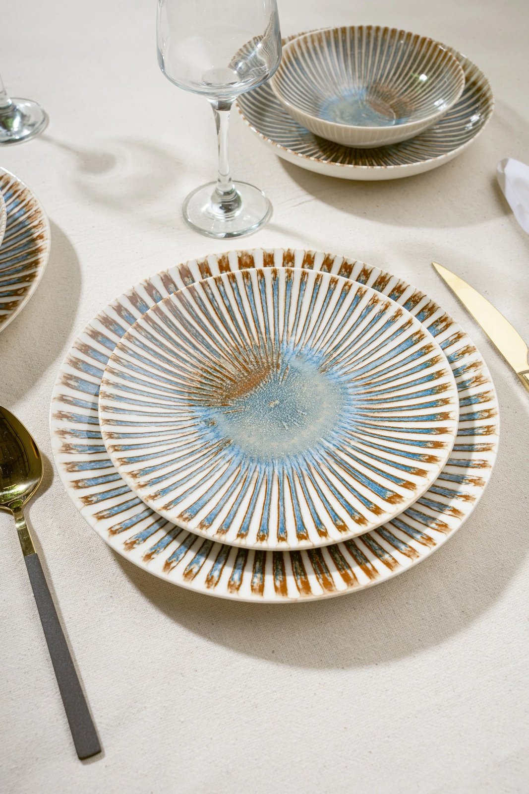 Set enësh për drekë (24 copë), Hermia, GBSATN24Y4R16463