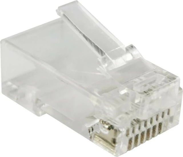 Prizë rrjeti RJ45 UTP Category 5e ALANTEC WT118, komplet 100 copë, transparent