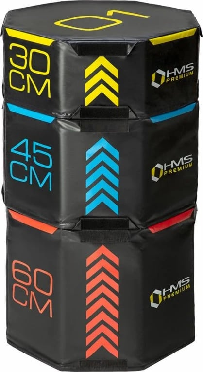 Set bokse plyometrike HMS për të gjithë, shumëngjyrëshe