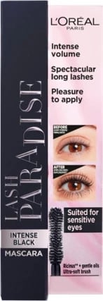Maskarë për qerpikë Loreal Paris Lash Paradise, Intense Black, 6.4 ml