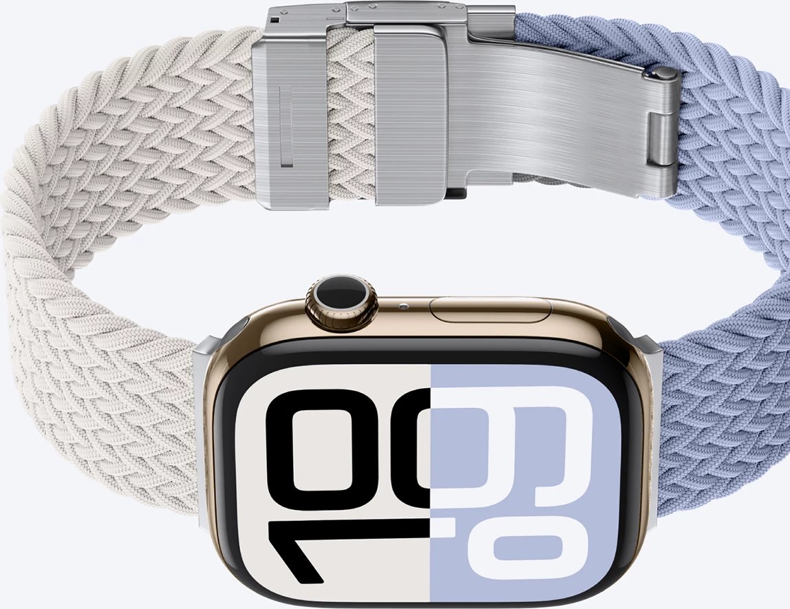 Set rripash AmazingThing Blend Band për Apple Watch 45/46/49mm, Space Blue/Stellar, 2 copë