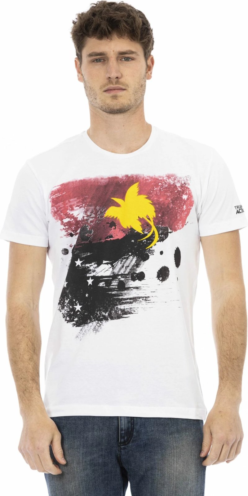 Maicë për meshkuj Trussardi Action, e bardhë